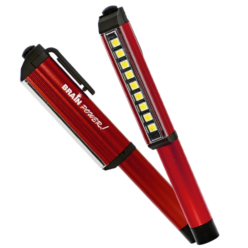 red clip CREE flashlight.